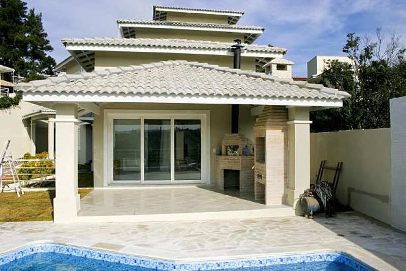 área gourmet pequena planejada