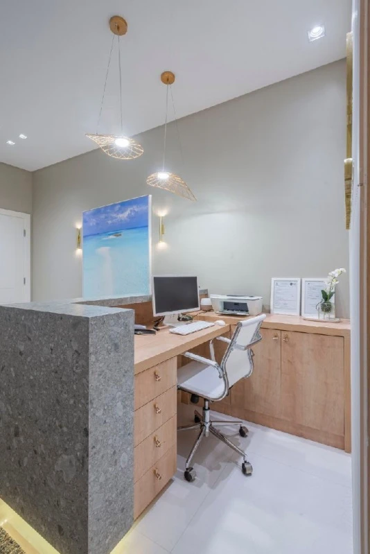 balcão de recepção planejado grande são paulo