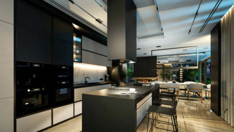 cozinha planejada com bancada