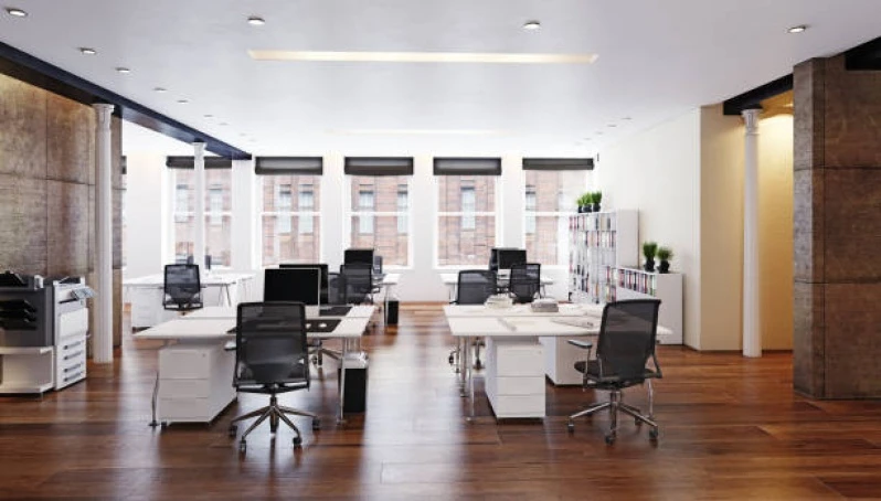 estação de trabalho ilha 4 lugares