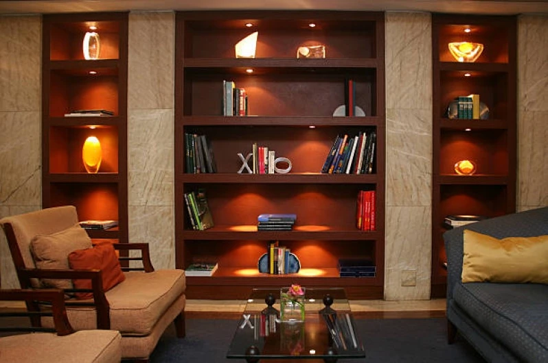 estantes sob medida para sala