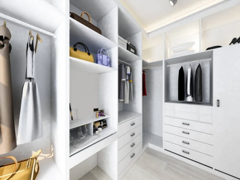 guarda roupa planejado com sapateira