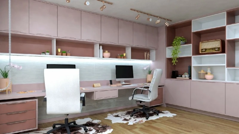 ilha de trabalho 4 lugares