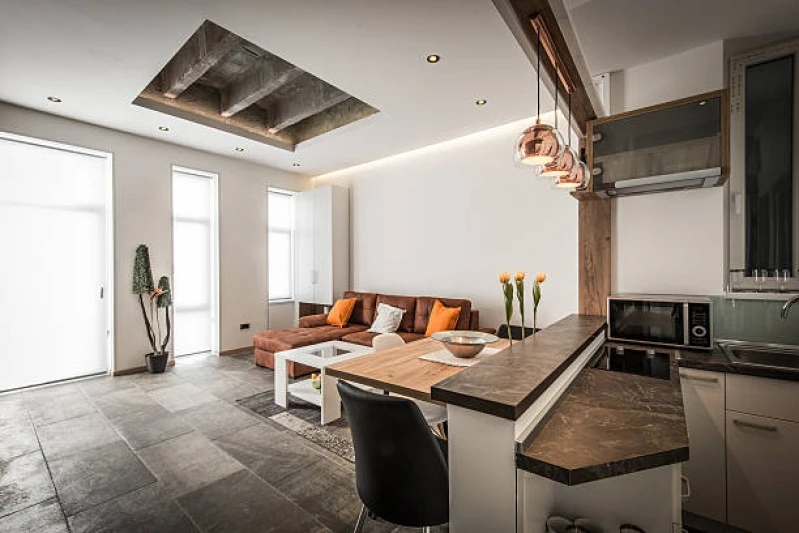 sala de estar planejada para apartamento pequeno