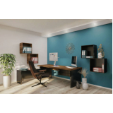 escritorio planejado moderno Conjunto Residencial Paes de Barros