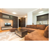 sala de estar planejada moderna preço Residencial Cinco