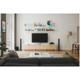 sala de tv planejada pequena apartamento valor Perdizes